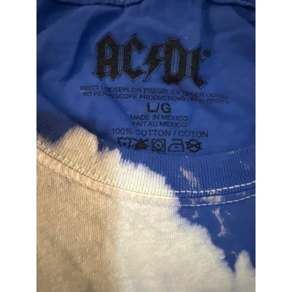 AC/DC Money Talks Tie-Dye T-Shirt L - Picture 2 of 3